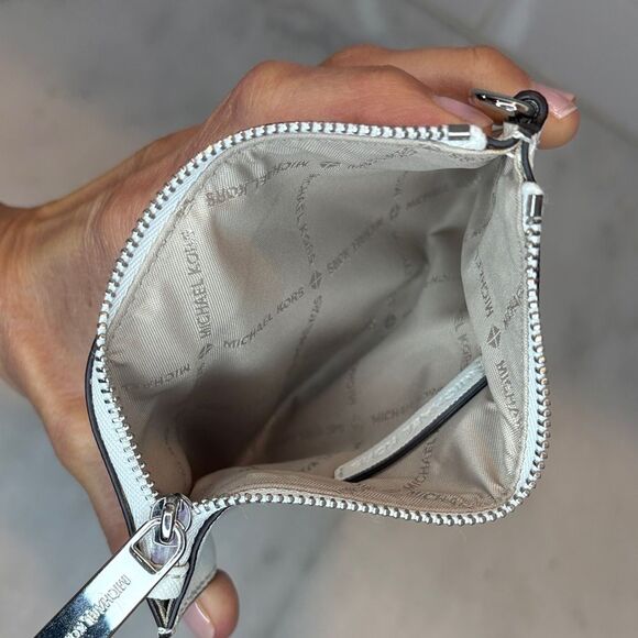 Michael Kors Wristlet Wallet Saffiano Leather Clutch Pouch Wristlet - Picture 11 of 13